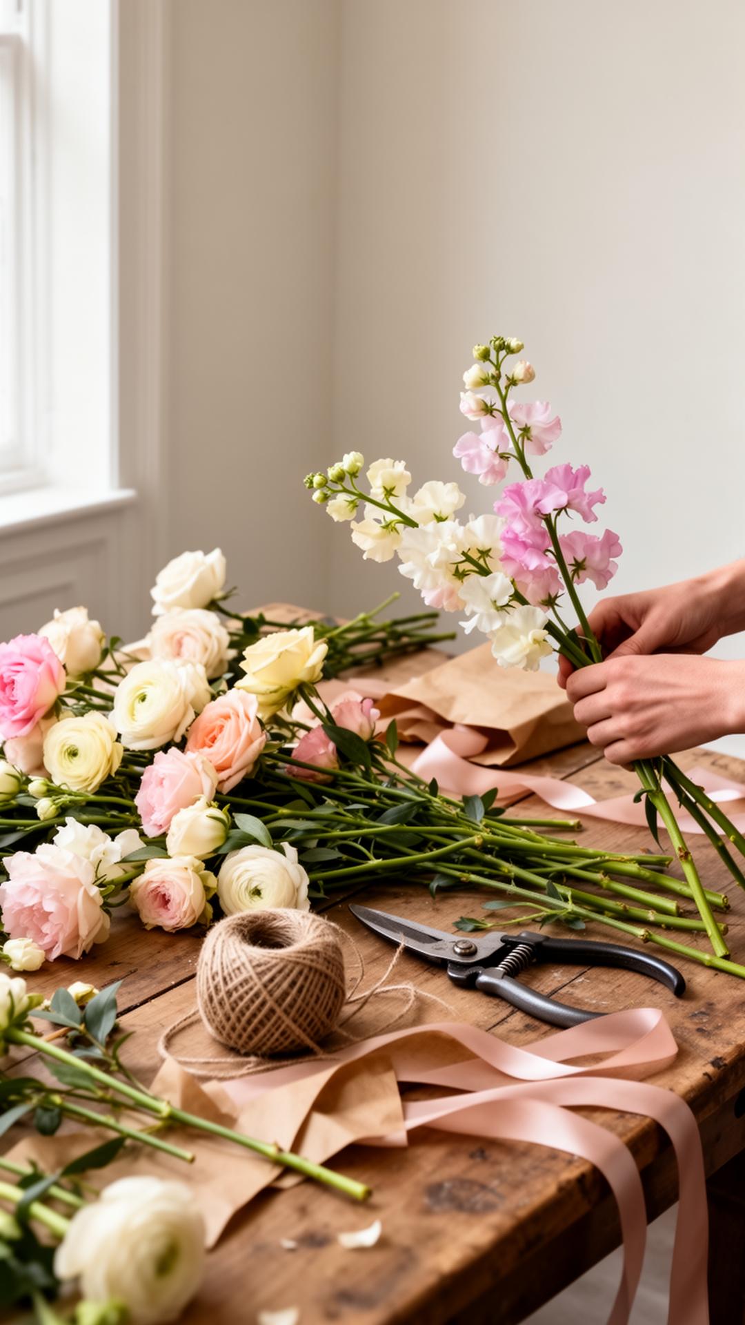 An afternoon in the studio, making something beautiful.